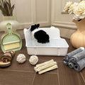 RUBYHOME Rabbit Litter Box Bunny Litter Box Guinea Pig Potty Trainer Corner Bedding Pet Potty Pan for Rabbit Guinea Pig 