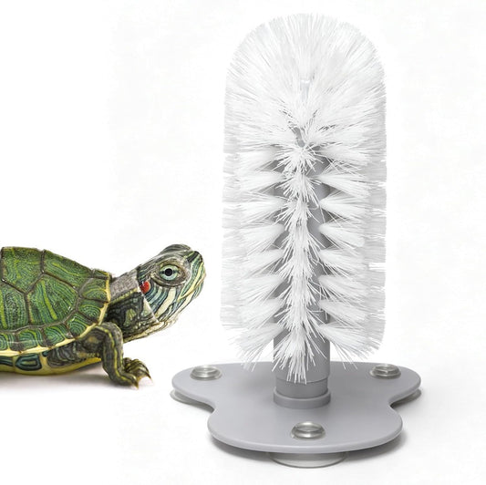 Turtle Brush with Suction Cup, Aquatic Turtle Tank Accessories