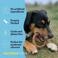 hotspot pets Bully Stick Rings for Dogs (10 Pack) 4 Inch Circles- Premium All Natural Long Lasting Twisted Beef Pizzle D