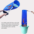 Zerodis Aquarium Fish Net, Soft Fish Transfer Net Long Koi Tansfer Mesh Basket with 20-inch Long Handle for Medium Large