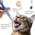 2Pcs Pet Pill Shooter Plunger Popper for Small Cats and Dogs, Soft Tip Medication Dispenser, Small Animal Feeding Tool f