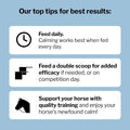 Formula 707 Calming Supplement for Horses, 5 lb, 40 Servings – Focus Aid