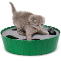 Pawaboo Interactive Cat Toy with Running Mouse, Electronic Motion Cat Toy Automatic Teaser for Indoor Cats, Pop and Play Hide Seek Cat Toys Hunting Mouse for Pet Cat Kitten Play Fun Exercise, Green