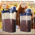 TIOVERY Dog Food Storage Container, 5-7 Lbs Airtight Pet Food Container, Cat food Container Dispenser with Portable Hand