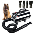 GULUQI High Velocity Professional Dog Grooming Dryer,Adjustable Temperature and Speed Hair Dryer for Pets with 4 Nozzles
