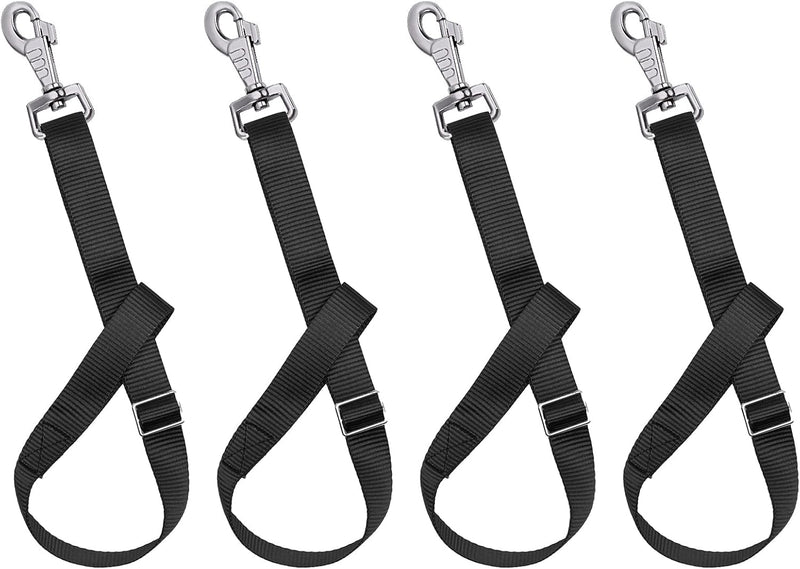 Rosemarie Horse Bucket Strap Hangers,Horse Suppliers Adjustable Nylon Straps up to 700 lbs for Hay Nets, Water Buckets,H