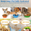 Collapsible Dog Bowls [3 Pack] 34 oz, Travel Dog Bowls, Pet Bowl Portable Foldable Water Food Feeding Dishes with Carabi