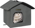 Rest-Eazzzy Outdoor Cat House for Feral Cats,Weatherproof & Insulated