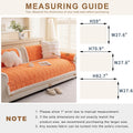 Fall Couch Cover for Dogs Pet Couch Cover for Sofa Washable Dog Sofa Covers Couch Protector for Cushion Fuzzy Non Slip C