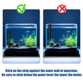 AQUANEAT 6 PCS Aquarium Thermometer Strips, Fish Tank Thermometer Sticker, Terrarium Water Temperature Test (5.13" x 0.7
