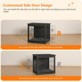 DWANTON 27" Dog Crate Furniture, Dog Kennel Indoor, with Waterproof Cushion