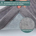 Dog Crate Pad 30x19 inch Gray Memory Foam Dog Bed Mat Small Medium Grey Washable Puppy Sleeping Bed Anti Slip