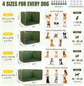 Dog Pee Pad Holder with High Walls,Waterproof Puppy Litter Box,Foldable Indoor Dog Potty,No Spill Pet Toilet for Large D
