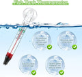 Dreyoo 4 Pack Floating Aquarium Thermometers, 0-43°C/32-110°F