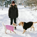 BAOBICUTE Dog Basic Hoodie Soft Dog Clothes Cold Weather Sweaters for Medium Large Dogs Cozy Fabric Warm Sweatshirt with Leash Hole for Boys (Black, X-Large (35-55 lbs))