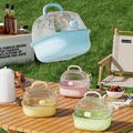 Small Animal Carrier Cage with Water Bottle, Portable Hamster Travel Case