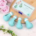 Gosknor 4 Pcs Silicone Cat Feet Claw Covers, Anti-Scratch Cat Nail Shoes