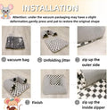 Guinea Pig Hideout Tunnel with Warm Bed for Small Pet 3 Cave Small Animal Tunnel Toy Cages Grey