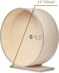 Exercise Wheel for Tortoises, Extra-Wide 15 cm (6 in) Running Surface, Double Ball Bearings, Non-Slip Track, Indoor Pet 