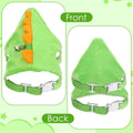 Ferret Harness and Leash Set Small Animals Vest Harness with Safe Bell Dinosaur Shaped Leash Set for Baby Rabbit Guinea 