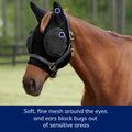 SmartEquine Comfort Horse Fly Mask with SmartCore Technology, Horse Size