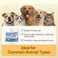 AAIHE Dog Ear Finger Wipes,Gently Remove Ear Wax & Dirt,Relieve Ear Itching. All Natural Ingredients Dog Ear Wipes.Safe & Gentle Ear Wipes for Dog & Cat - 50 Count