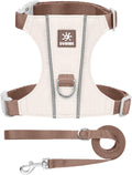 Cat Harness and Leash Set with Reflective Strips, Escape Proof Adjustable Vest, Premium Taffeta Fabric Soft Lightweight,