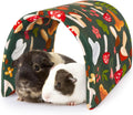 Bienbee Guinea Pig Tunnel, Guinea Pig Hideout, Washable Rabbit Tunnel and Bunny House, Rabbit Toys in Cages for Guinea P