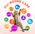 Cat Vitamins for Indoor & Outdoor Pets - 200 Chews - Healthy Cat Treats - Immune, Joint Support, Skin & Digestion - Multivitamin with Omega 3s, Glucosamine & Probiotics