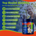 Flea & Tick Prevention for Dogs Chewables,Dog Immune Support Supplement