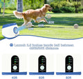 SOCO Automatic Ball Launcher for Dogs Large- 3 Distance Settings (40/60/80FT) w/Remote Control | 2.5" ETPU Tennis Balls 