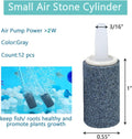 AQUANEAT Aquarium Air Stones 1 inch 12 Pack, Bubble Stone, Aerator Bubble Diffuser, Air Pump Accessories for Aquariums, 