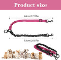 Double Dog Leash, 360° Swivel No Tangle Dual Lead for Two Size Dog