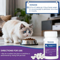 Cats & Kittens Broad-Spectrum Dewormer, 50 Tablets, for Tapeworms, Hookworms & Roundworms