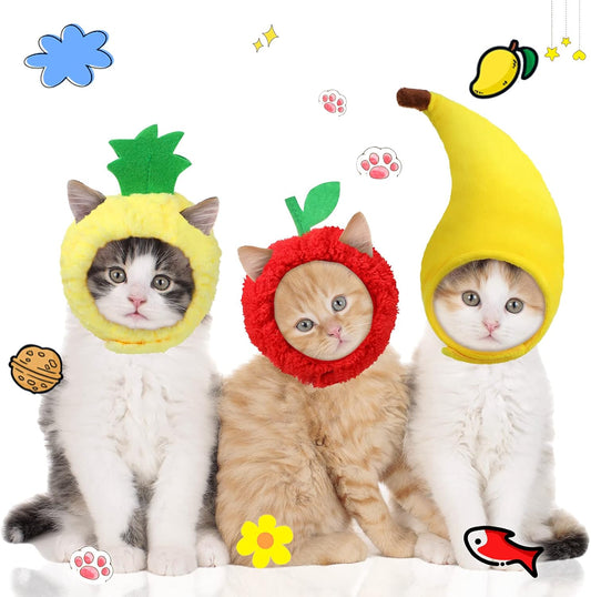 Frienda 3 Pieces Halloween Cat Hats Halloween Cute Pet Costumes for Cat