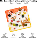 CHEWFFON Dog & Cat Lick Mat, Birthday Silicone Licky Pad
