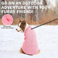 SCENEREAL Knitted Dog Sweater for Large Medium Small Dogs Girl Boy