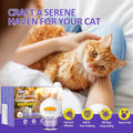 OcePor Cat Calming Diffuser 4 Refill Solutions, 2 Plugs- Cat Pheromones Calming Diffuser Refill, Pheromone Diffuser to Calm Cats, Cat Anxiety Relief