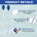 18.8 in Long Pipette for Fish Tank Coral Food Feeder with Cleaning Brush