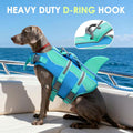 Dog Life Jacket - Shark Dog Life Vest for Swimming Boating