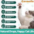 Flea and Tick Prevention for Cat, Flea Drops with Vitamins Fish Oil 2 fl oz