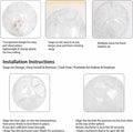 White-Transparent Plastic Silent Dwarf Hamster Ball, 1Pc, for Small Animals
