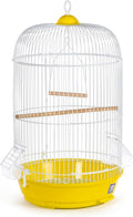 Prevue Pet Products Classic Round Bird Cage - Yellow and White