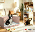 Dog Litter Box with High Walls,Pee Pad Holder Tray for Dog Potty