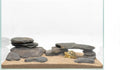 Aquarium Stone Natural Slate Stream Turtle Tank Rocks 3-7 inches Fish Rock for Aquarium Aquascaping Shrimp Tanks Amphibi