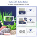 hygger Digital Aquarium Thermometer Records Max Min Temperature Sensor Gauge with LCD Display Stickable Fish Tank Thermo