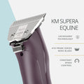 Wahl Pro Animal KM Supera Cordless Equine Clipper, Battery-Powered Tool