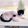 DOTON Cat Recovery Suit for Male and Female Surgical Post Surgery Soft Cone Onesie Shirt Clothes Neuter Licking Protecti