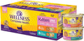 Wellness Complete Health Pate Variety Pack Kitten Canned Wet Cat Food, Natural, Protein Rich, Grain Free, Whitefish and 