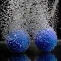 Air Stone Bar Bubble Diffuser Set, Ball-Shape Fish Tank Air Bubble Air Stone Bar Hydroponics Oxygen Diffuser, for Aquari